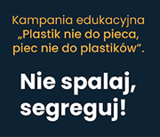 Ilustracja do informacji: Kampania edukacyjna “Plastik nie do pieca – piec nie do plastiku”